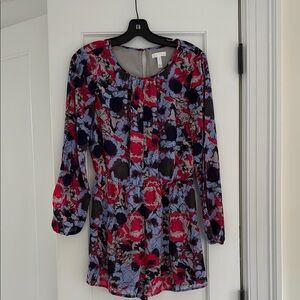 Floral Long Sleeve Romper